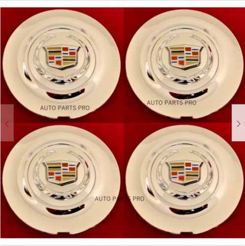 4pcs 2015-2018 Cadillac Escalade 22'' Wheel Rim Center HUB Cap Cover # 22906845
